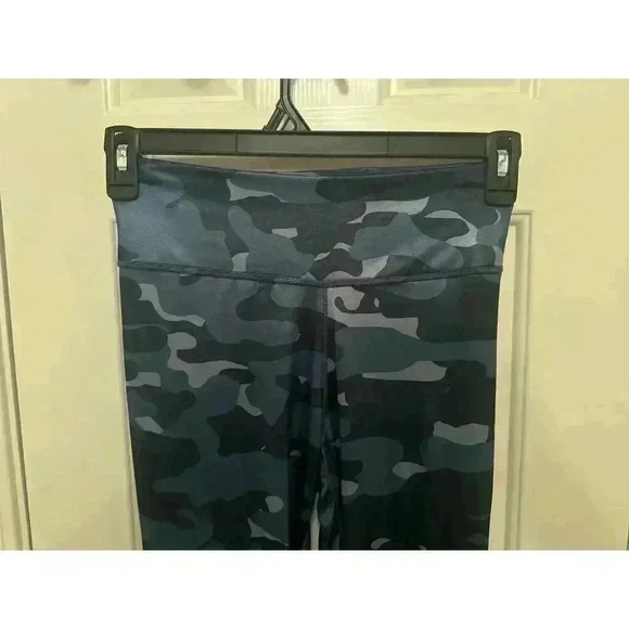 Blue Sparkly Camo Mid Rise Nike Leggings - Picture 4 of 6